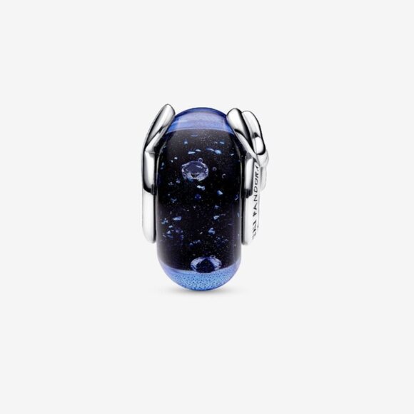 Pandora Disney Blue Murano Glass Charm - Picture 4 of 16